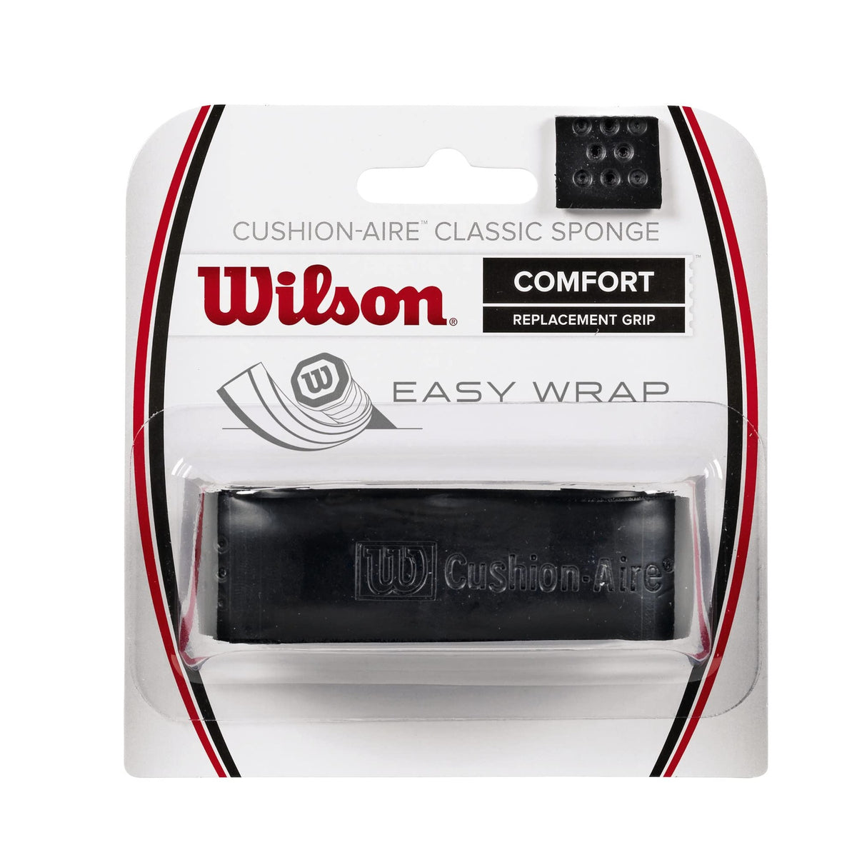 Wilson Cushion Aire Classic Sponge Tennis Grip Black