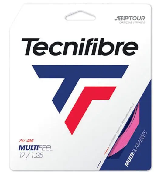 Tennis String Tecnifibre MULTIFEEL Set 12 m 1.25 mm Pink