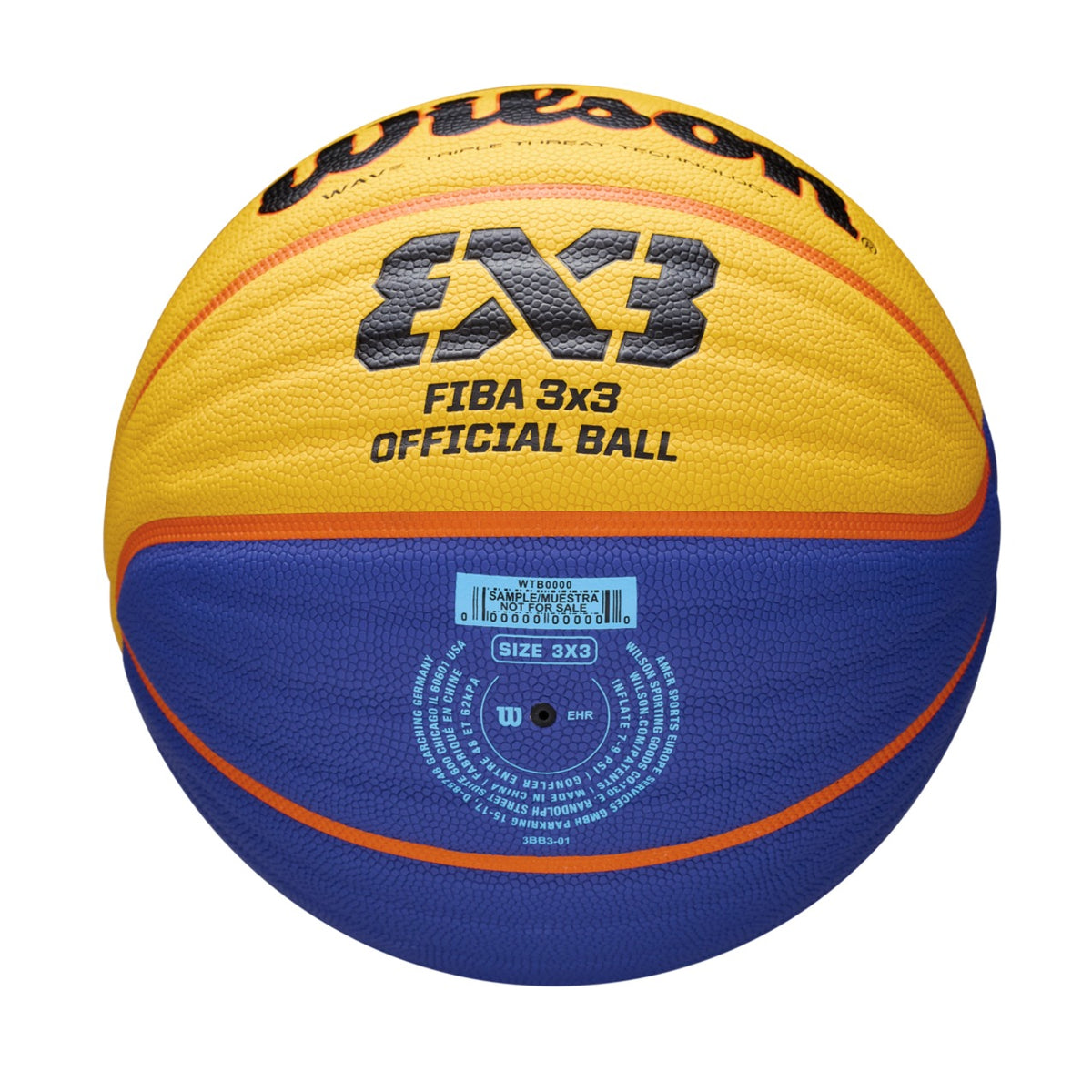 Balón Baloncesto Wilson FIBA 3x3 Oficial 2024 Talla 6