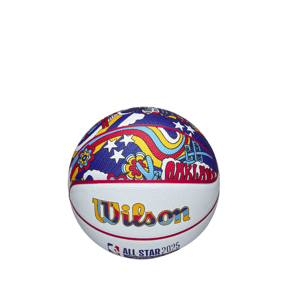 Bola de Basquetebol Wilson 2025 NBA All Star Mini Tamanho 3