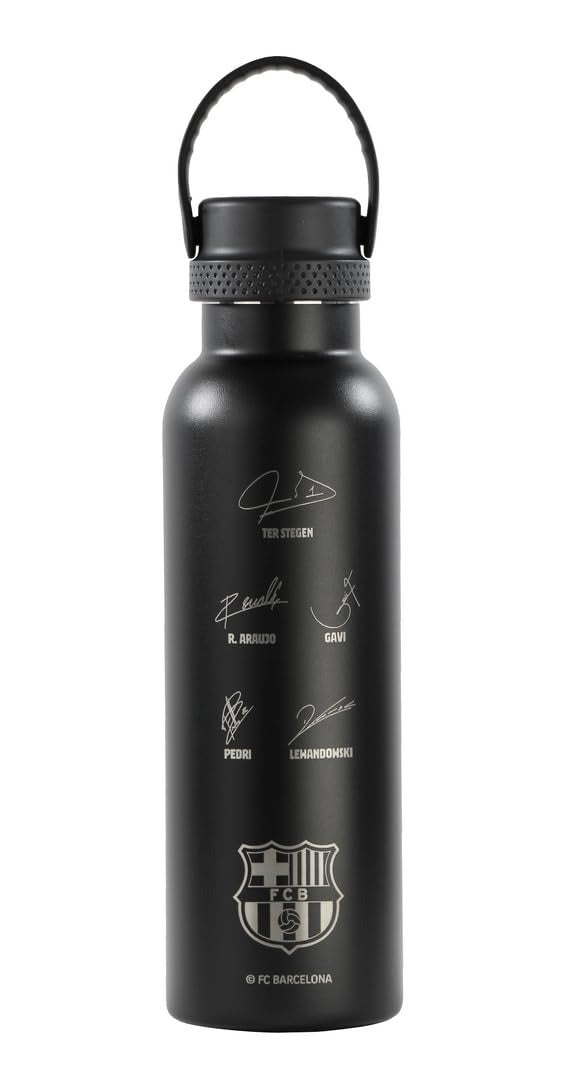 Botella Termo 600ml F.C. Barcelona "Black"