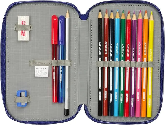 Estuche Plumier Doble Pequeño 29 Piezas F.C. Barcelona 1ª Equipación 25/26