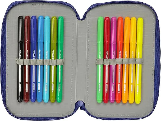 Estuche Plumier Doble Pequeño 29 Piezas F.C. Barcelona 1ª Equipación 25/26