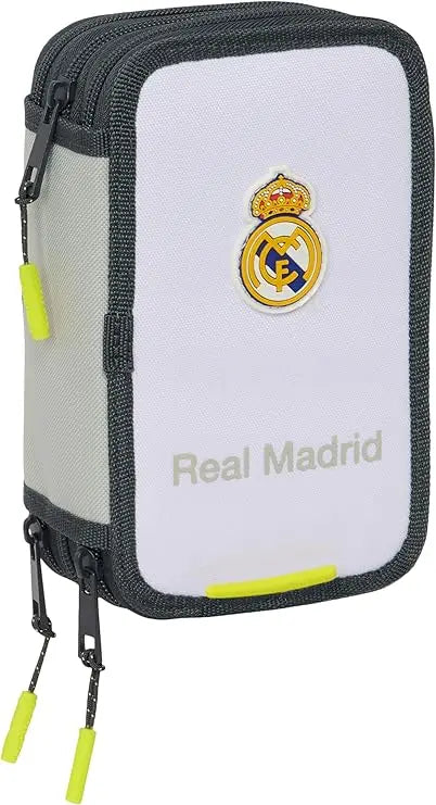 Estuche Plumier Triple 37 Piezas Real Madrid Equipación 25/26