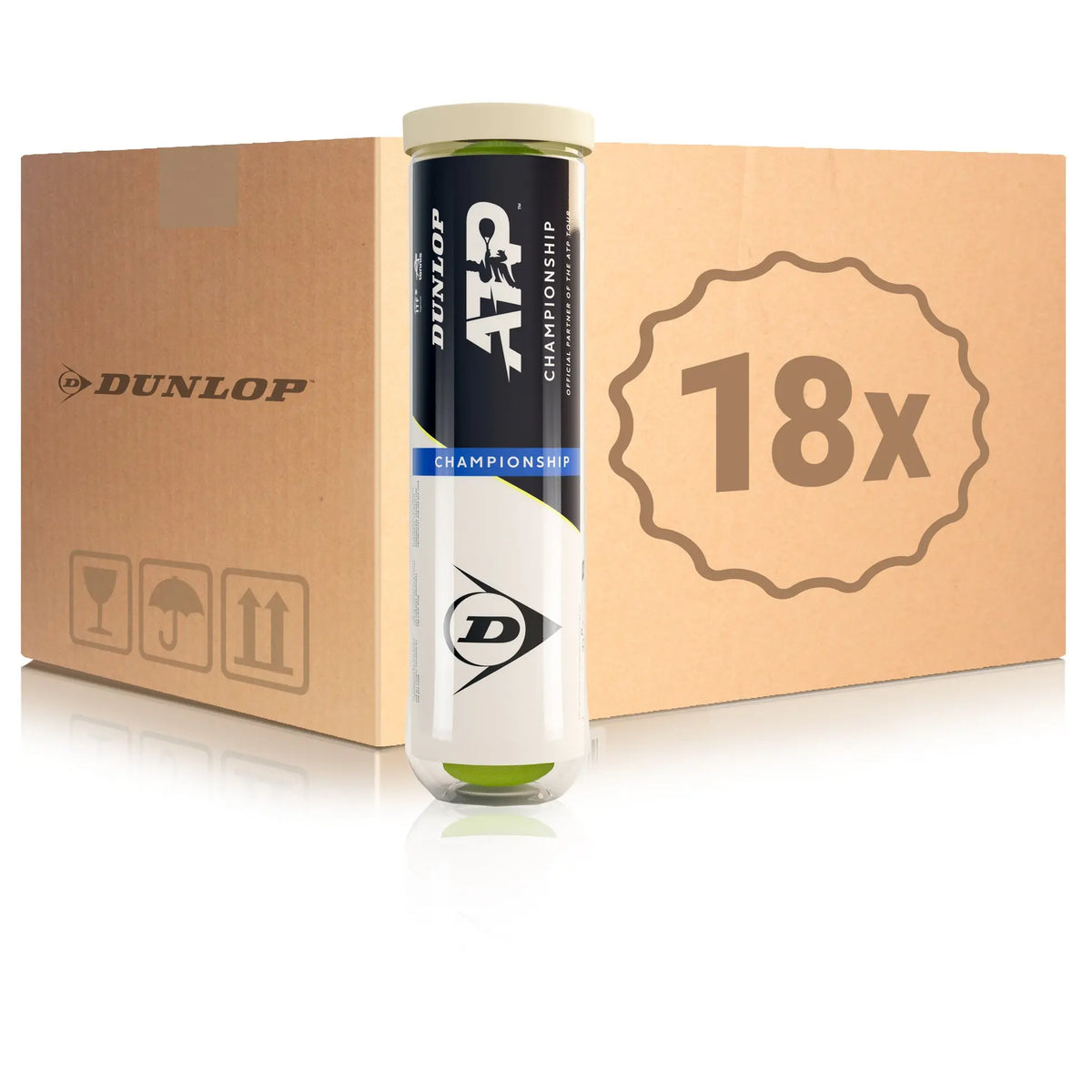 Pelotas Tenis Dunlop ATP CHAMPIONSHIP B4 18 Botes de 4 pelotas