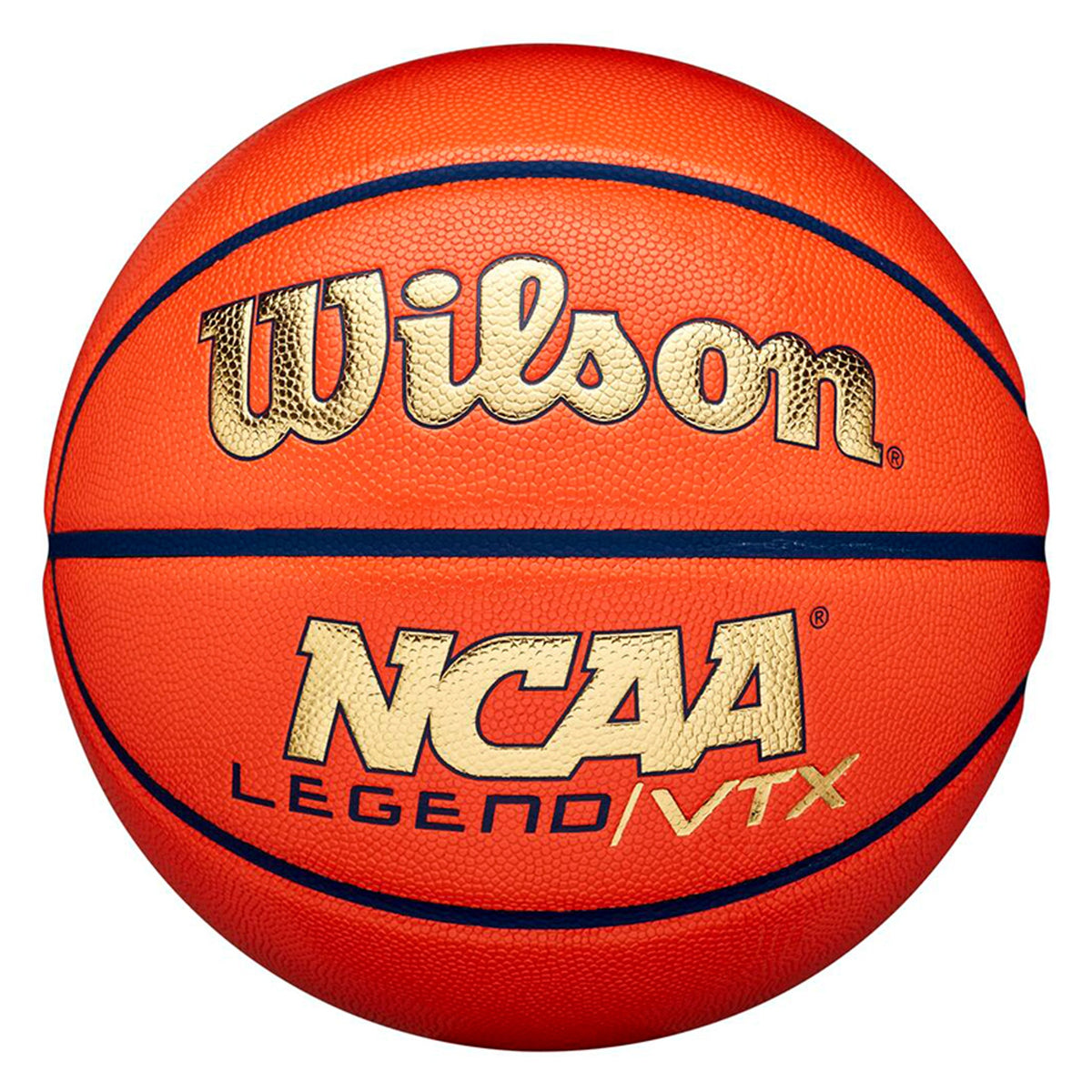 Balon Baloncesto Wilson NCAA Legend Vtx Bskt Orange/Gold Talla 7