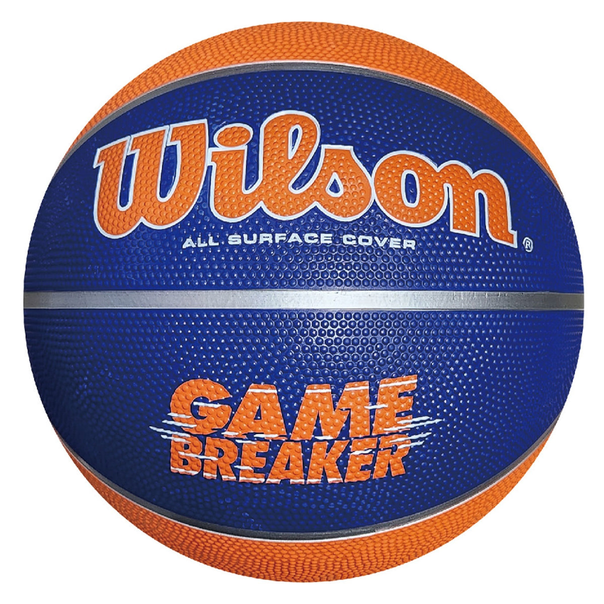 Wilson Game Breaker Blue Orange Size 7 Basketball