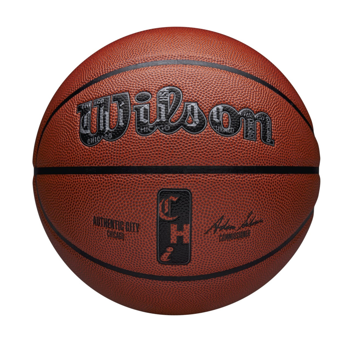 Bola de Basquetebol Wilson NBA Authentic Chicago City Tamanho 7