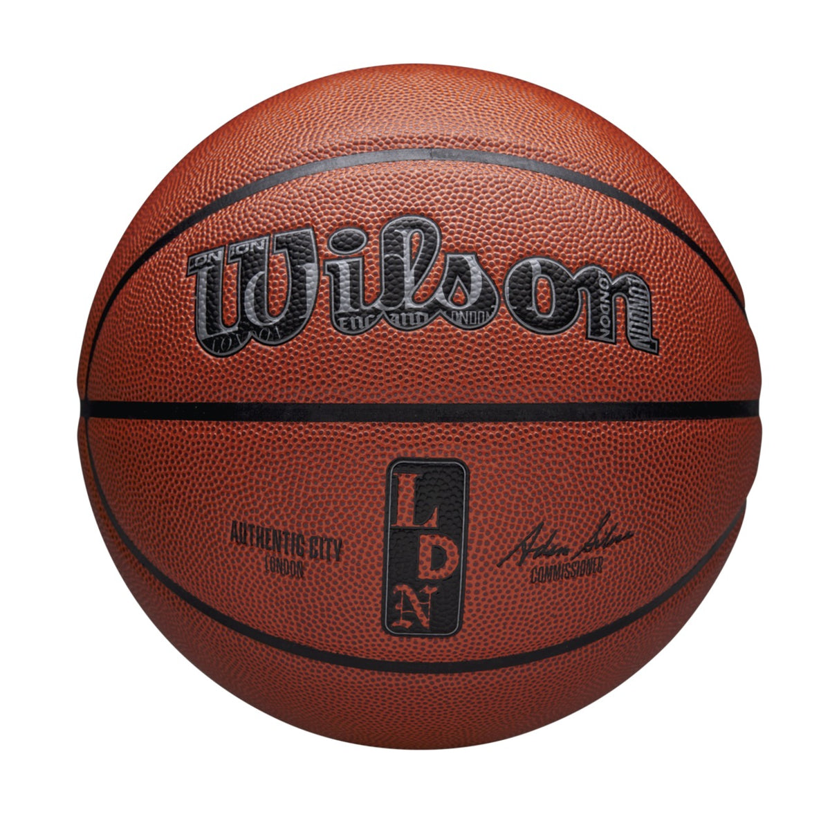 Balón Baloncesto Wilson NBA Authentic London City Talla 7