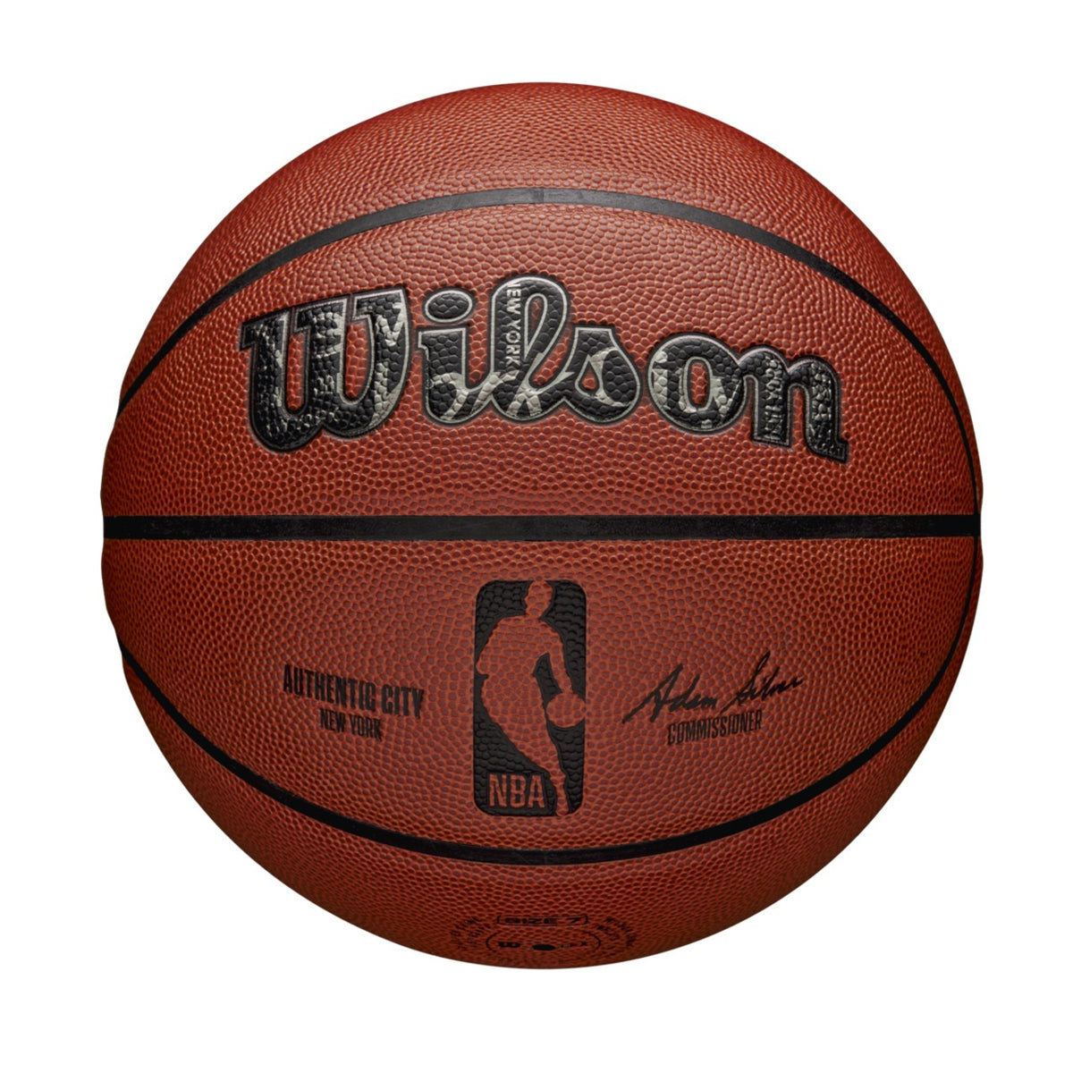 Balón Baloncesto Wilson NBA Authentic New York City Talla 7