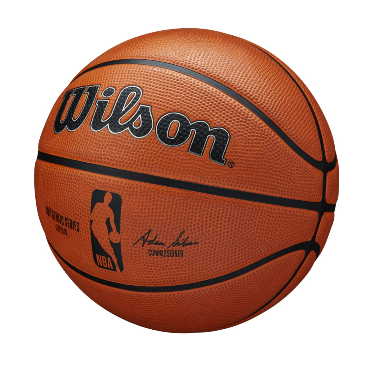 Bola de Basquetebol Wilson NBA Authentic Series Outdoor Tamanho 5