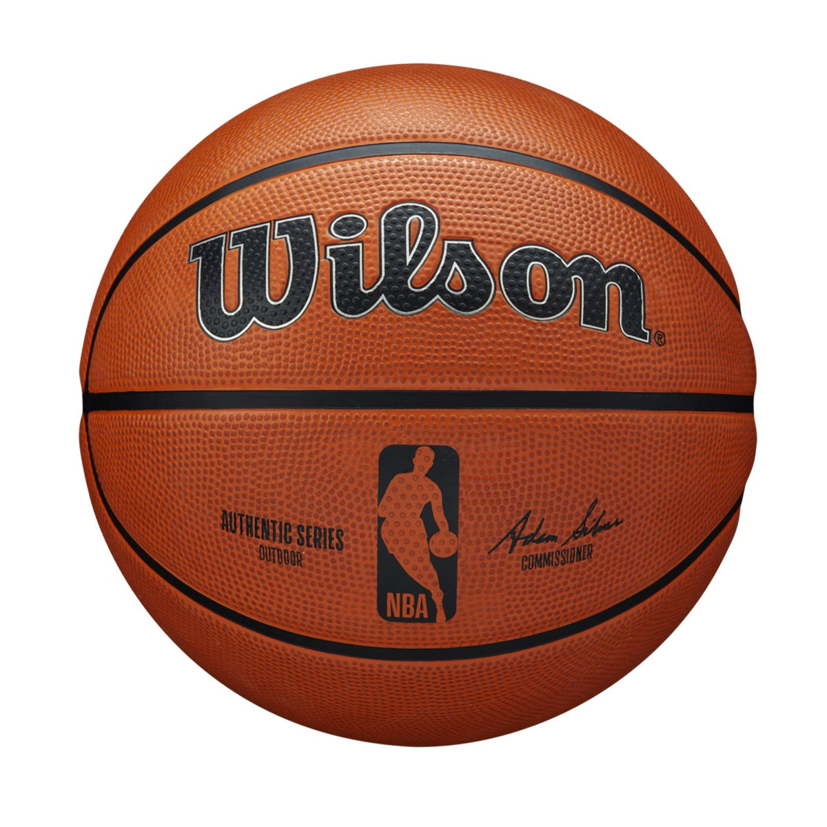 Bola de Basquetebol Wilson NBA Authentic Series Outdoor Tamanho 5
