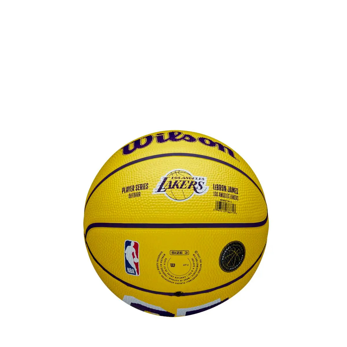 Balón Baloncesto Wilson NBA Player Icon Mini Lebron James Talla 3