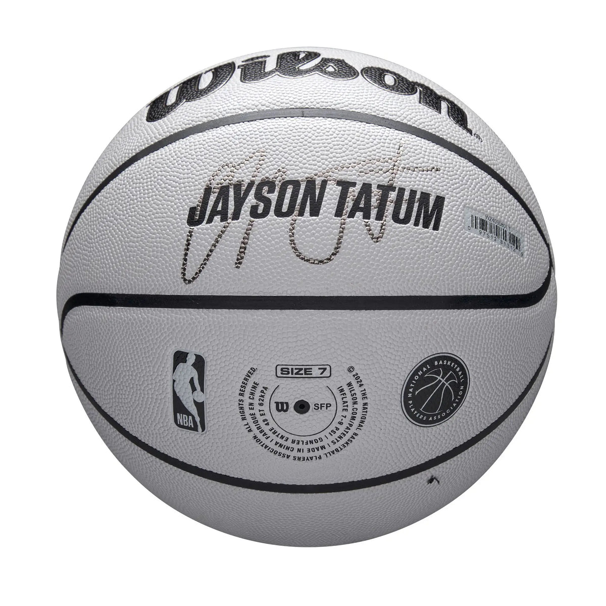 Wilson NBA Player Icon Ultraviolet Jayson Tatum Basketball Size 7