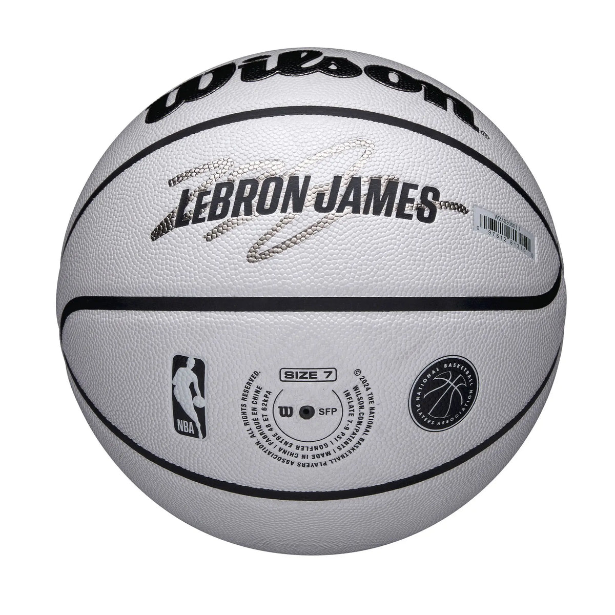 Bola Basquetebol Wilson NBA Player Icon Ultravioleta Lebron James Tamanho 7
