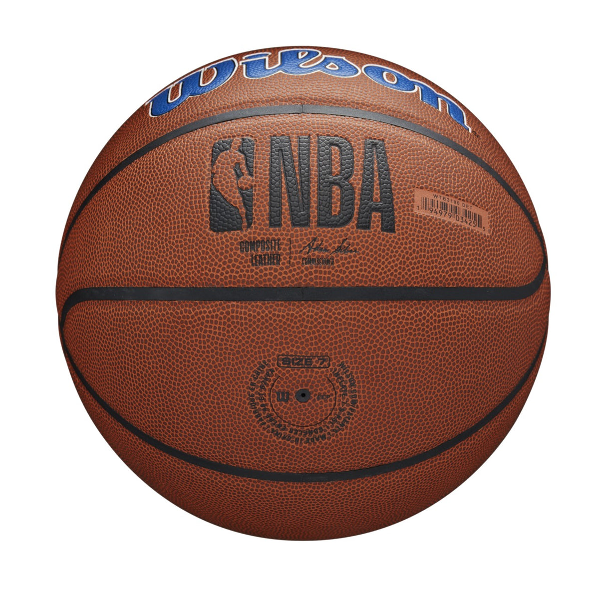 Balón Baloncesto Wilson NBA Team Alliance Detroit Pistons Talla 7