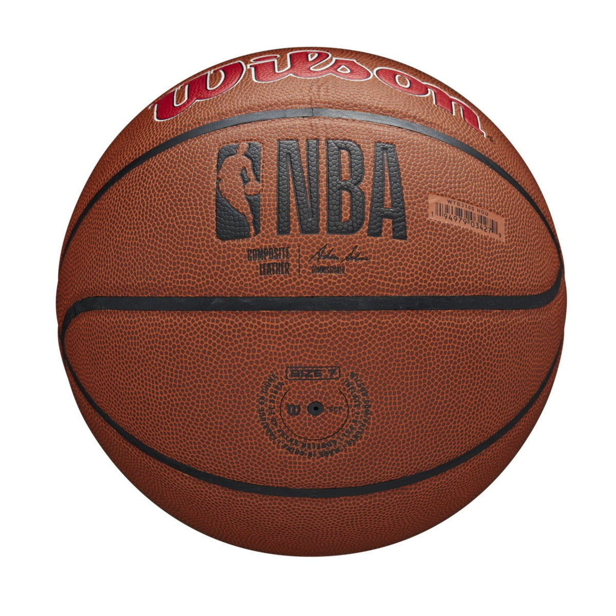 Balón Baloncesto Wilson NBA Team Alliance Houston Rockets Talla 7