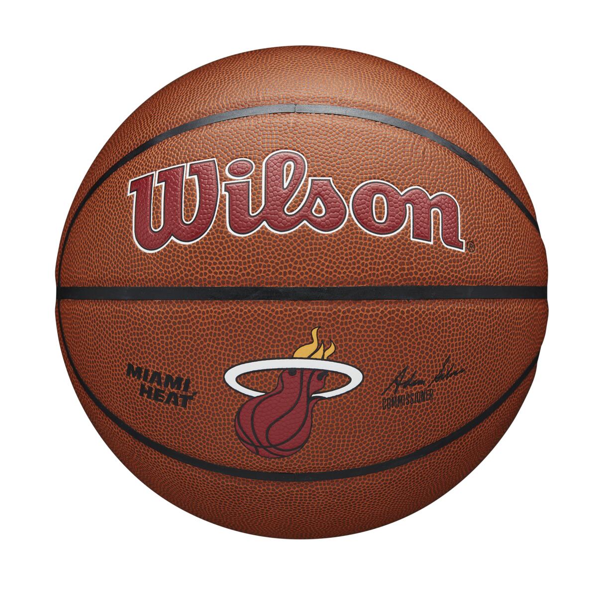 Wilson NBA Team Alliance Miami Heat Basketball Size 7