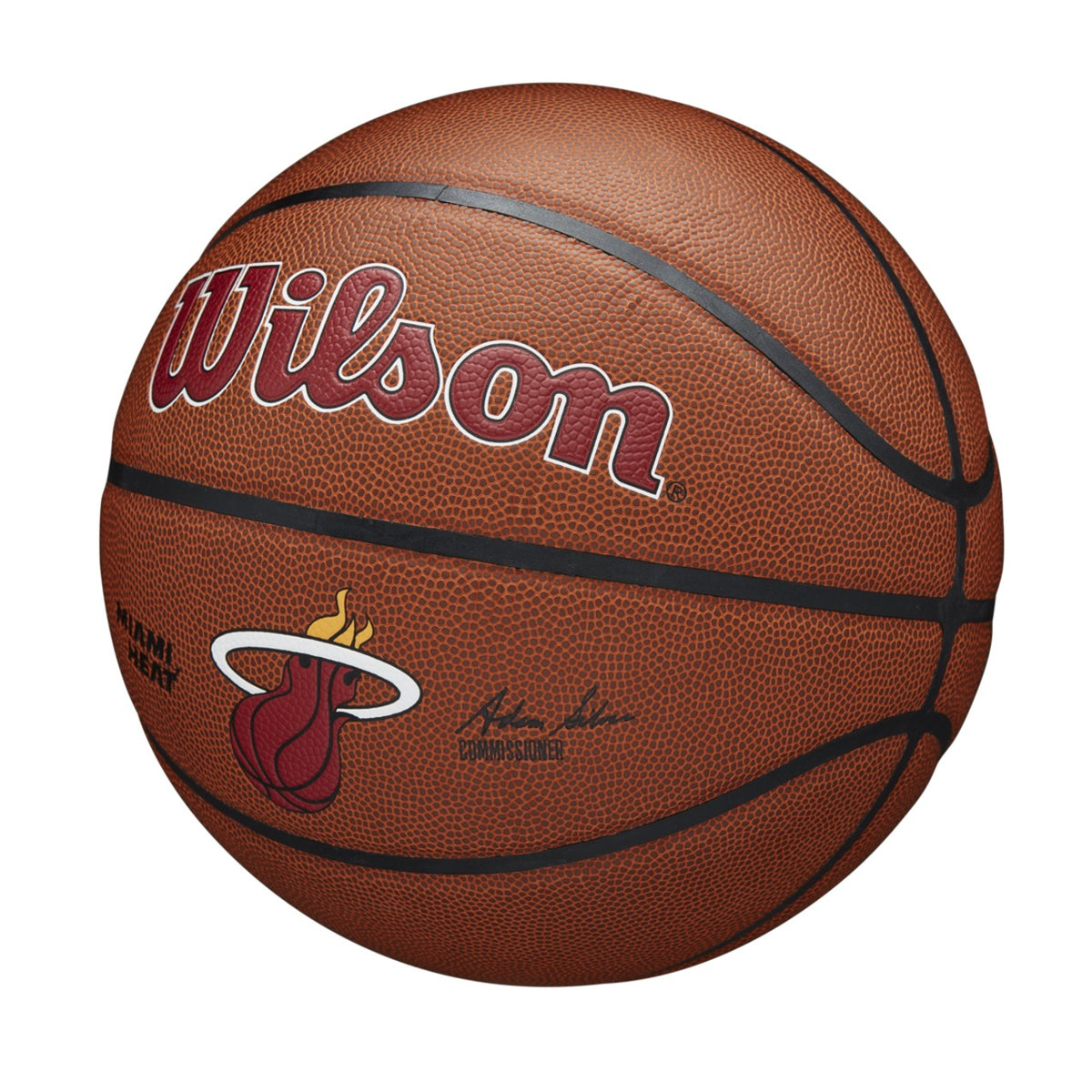 Bola de Basquetebol Wilson NBA Team Alliance Miami Heat Tamanho 7