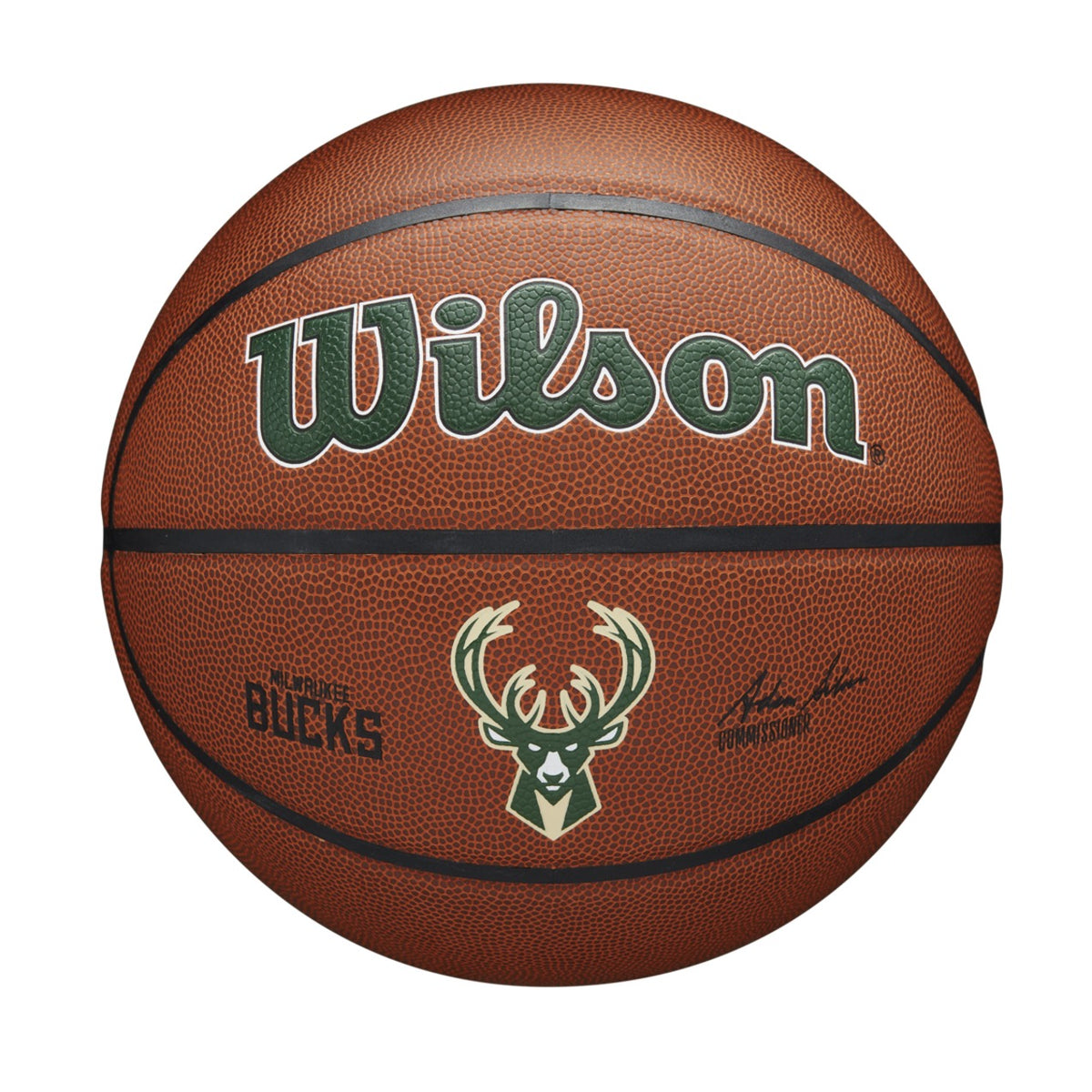 Bola de Basquetebol Wilson NBA Team Alliance Milwaukee Bucks Tamanho 7