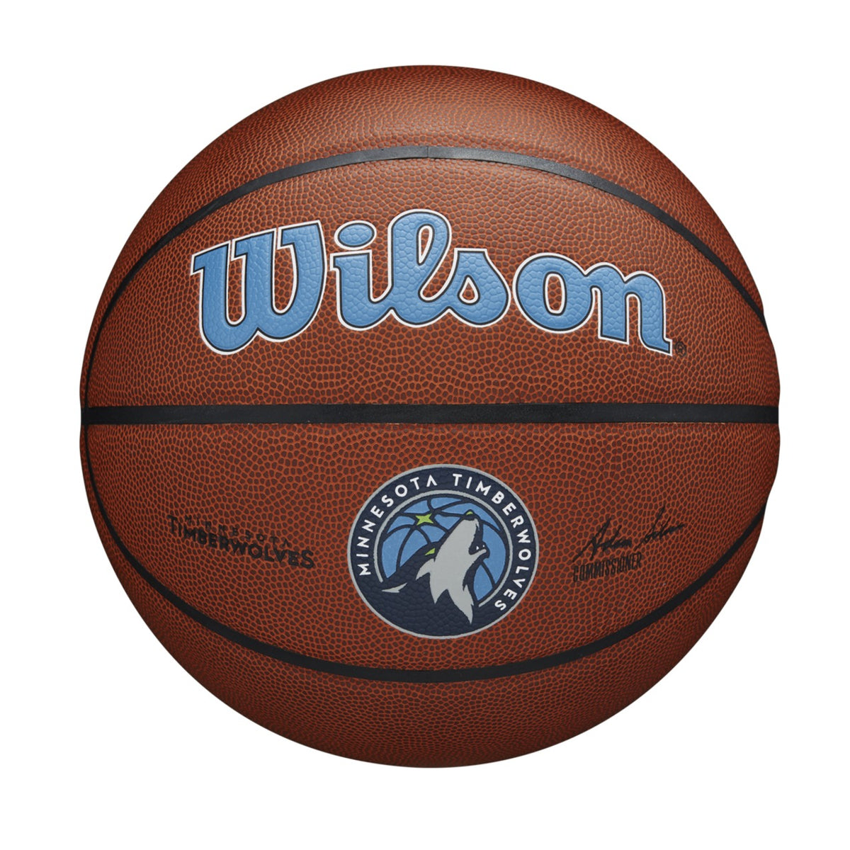 Bola de Basquetebol Wilson NBA Team Alliance Minnesota Timberwolves Tamanho 7