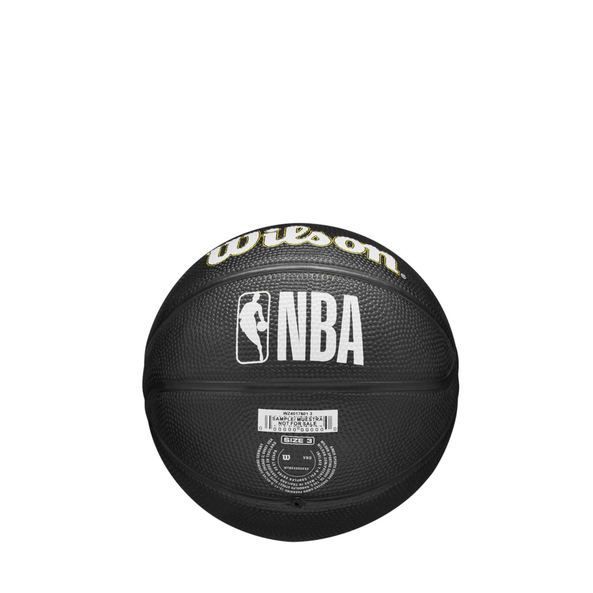 Bola de Basquetebol Wilson NBA Team Tribute Mini Los Angeles Lakers Tamanho 3