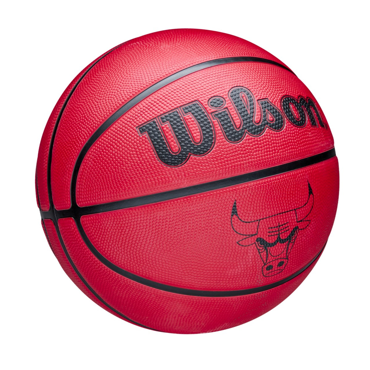 Bola de Basquetebol Wilson NBA Team Tribute Solid Chicago Bulls Tamanho 5
