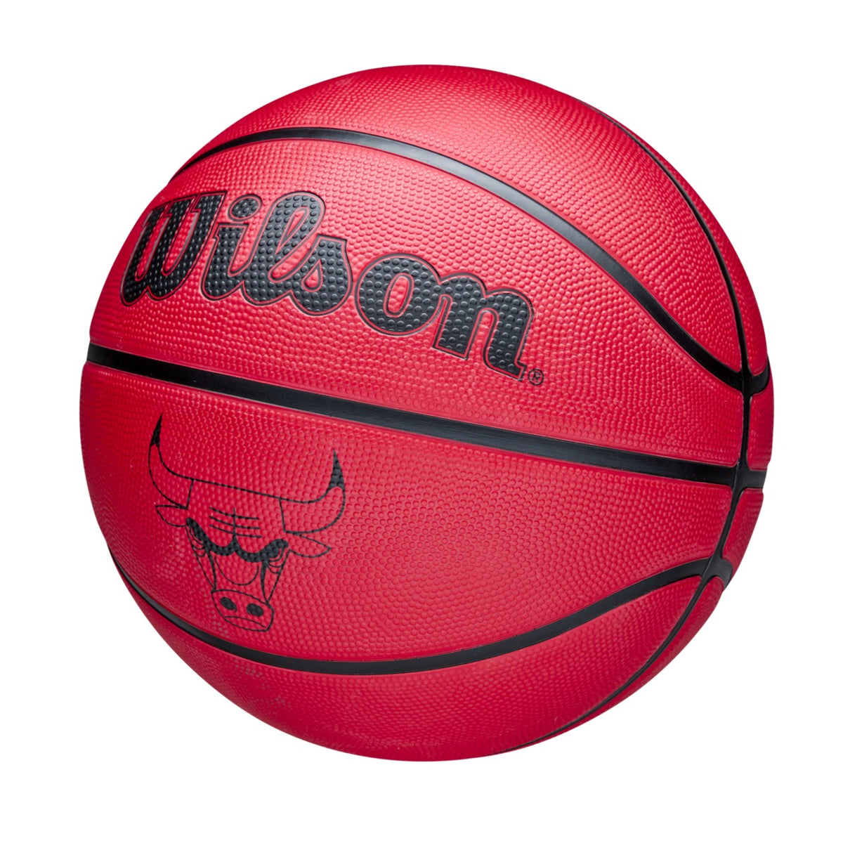Bola de Basquetebol Wilson NBA Team Tribute Solid Chicago Bulls Tamanho 5