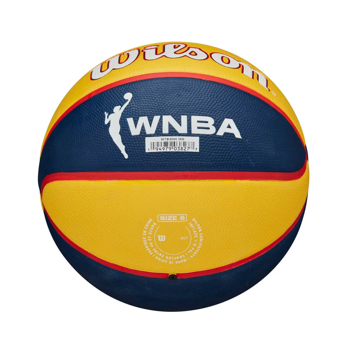 Balón Baloncesto Wilson WNBA Team Tribute Indiana Fever Talla 6