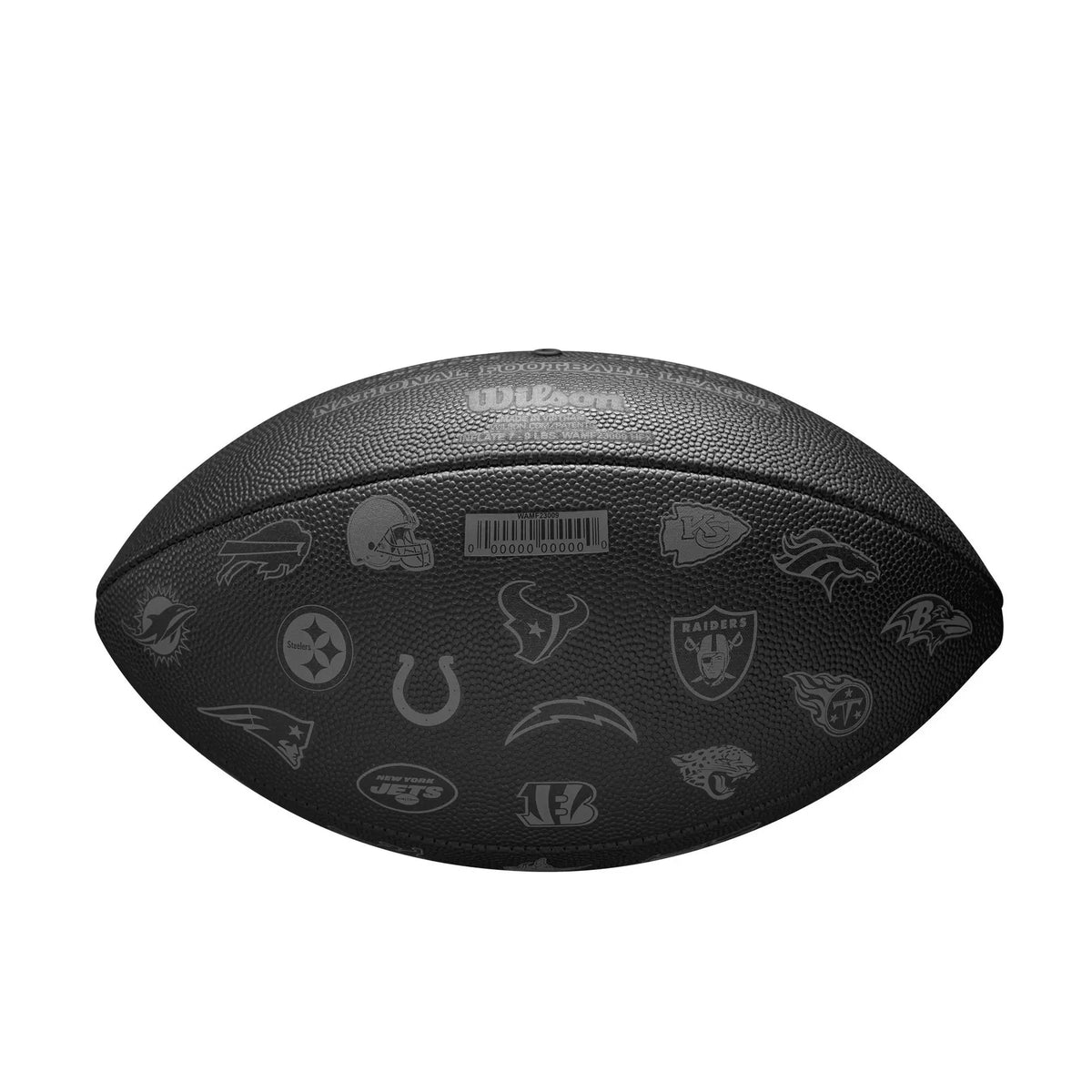 Bola de Futebol Americano Wilson NFL 32 Team Preto