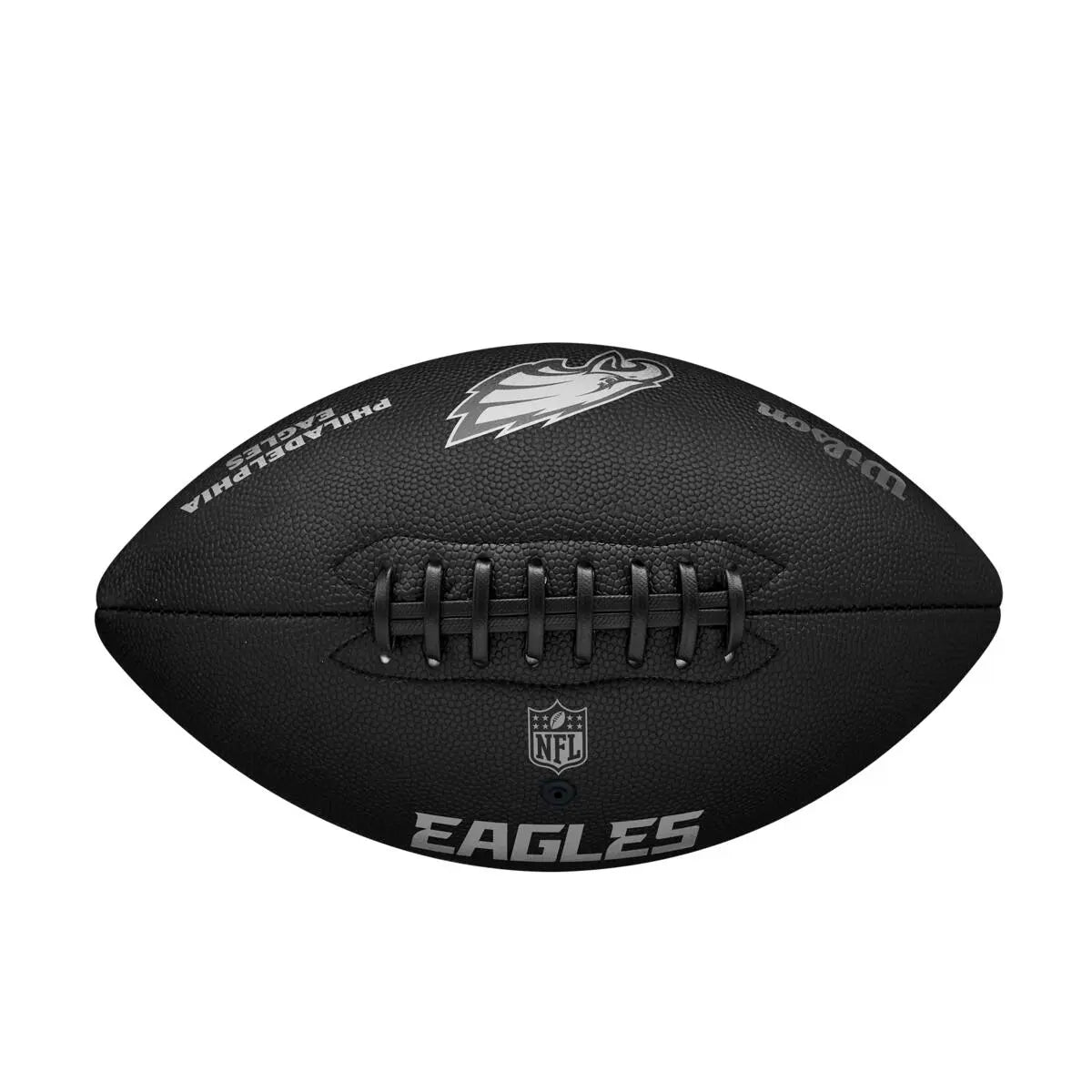 Balón Fútbol Americano Wilson Nfl Team Metallic Premiere Philadelphia Eagles Official Negro