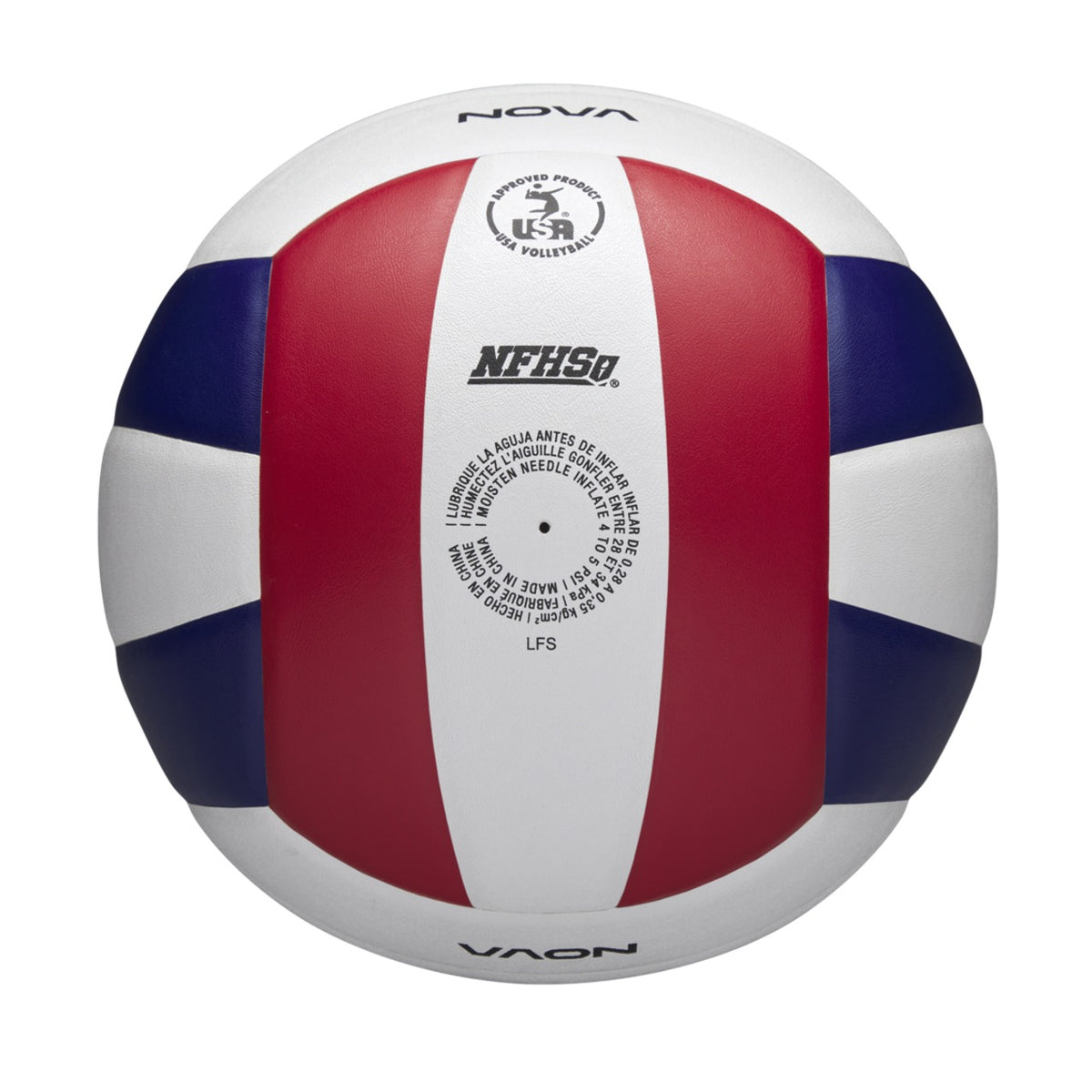 Bola de Voleibol Wilson Nova Light Branco/Vermelho/Azul-marinho