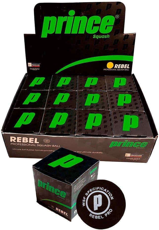 Bolas Squash Prince Rebel Blanca 12 bolas