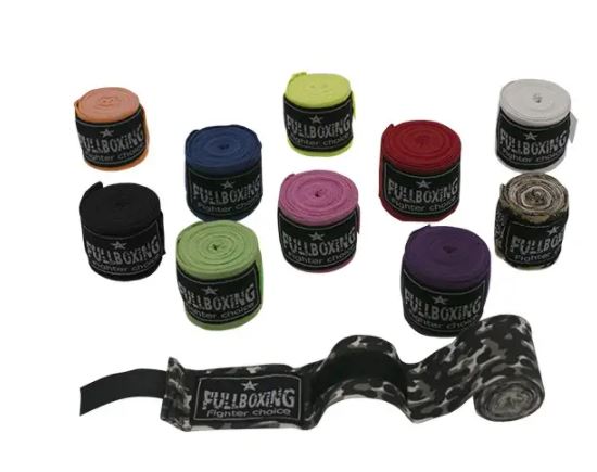Boxing Fullboxing Wraps 3 meters Mustard
