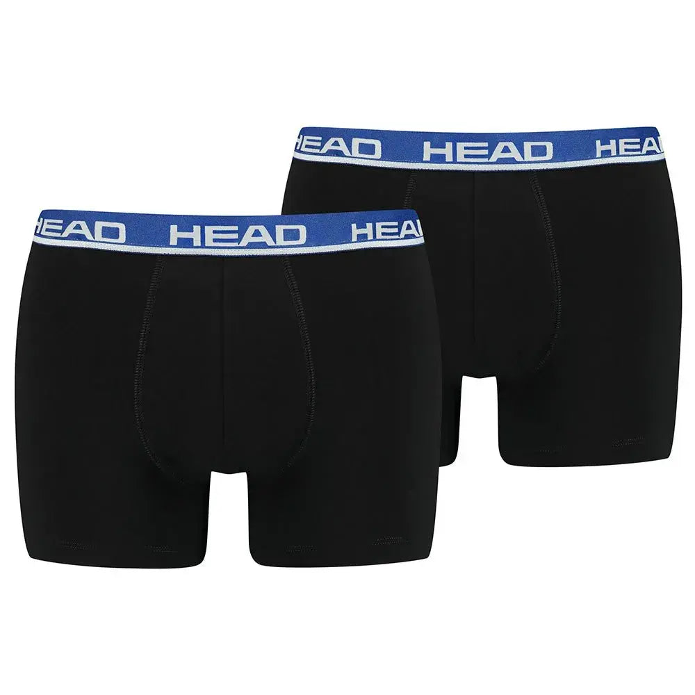 Boxers Básicos Boxer Head 2un Preto Azul