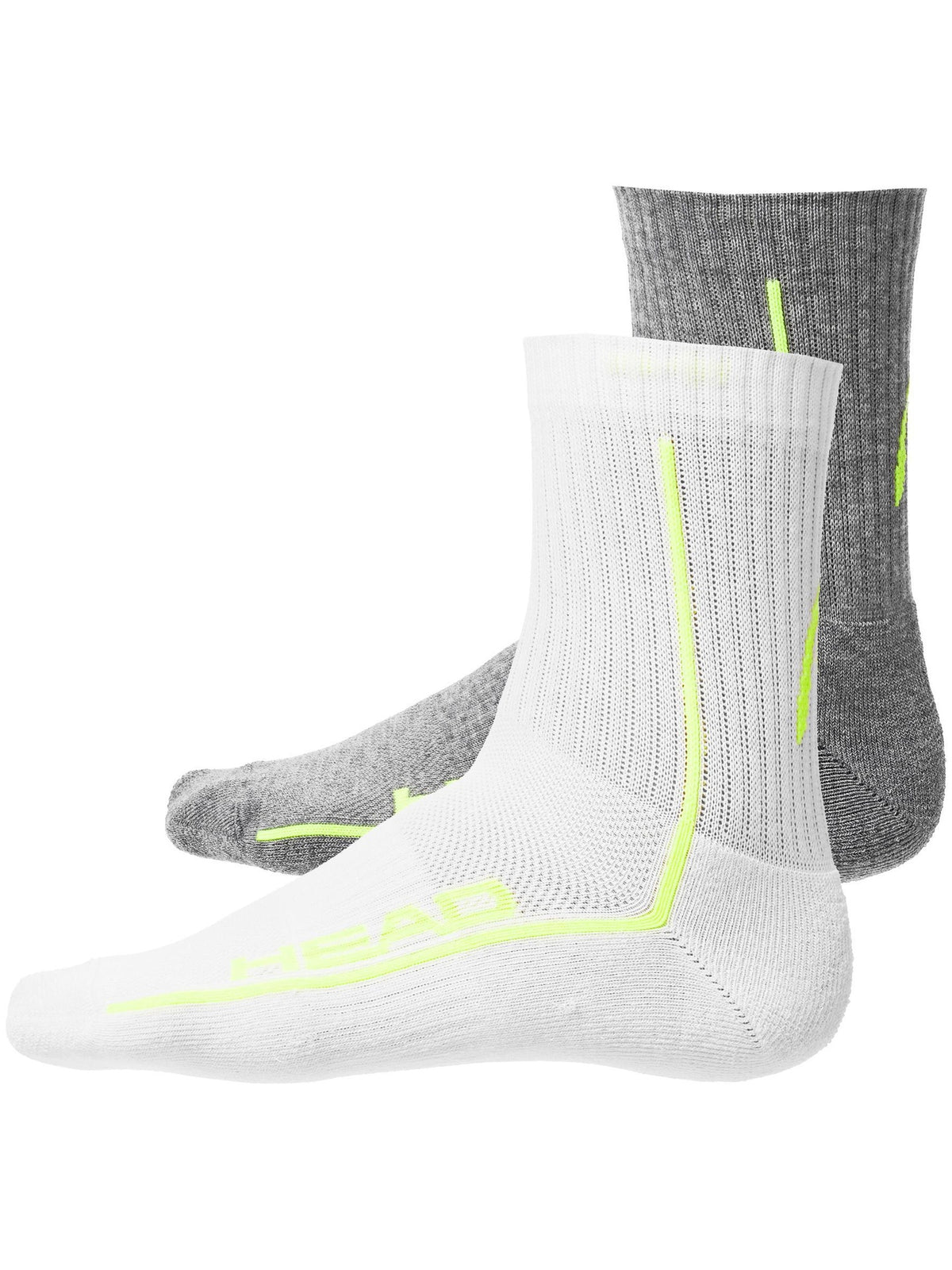 Meias Head All Sports Performance Curtas 2 Pares Cinzento/Branco