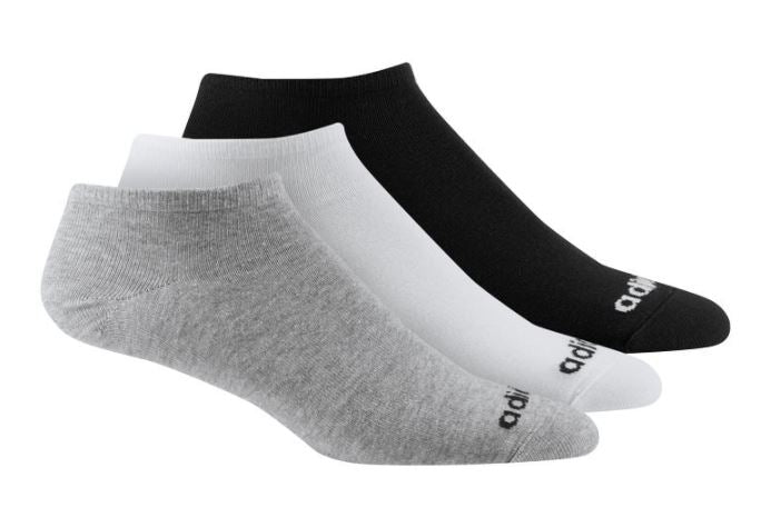 adidas Cut 3-Pack No-Show Socks