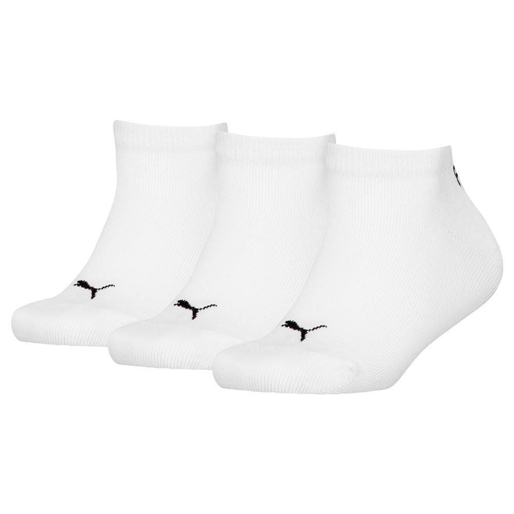 Calcetines Puma Kids Sneaker Pack 3 Pares Blanco
