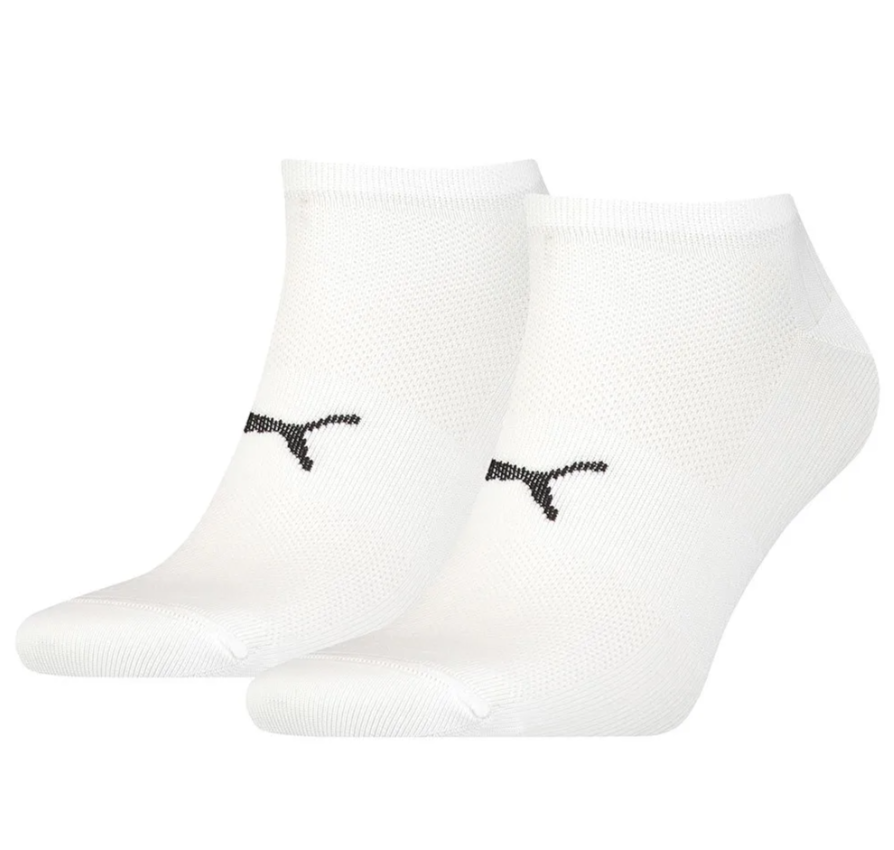 Meias Puma Sport Light Sneaker Pack 2 Pares Branco