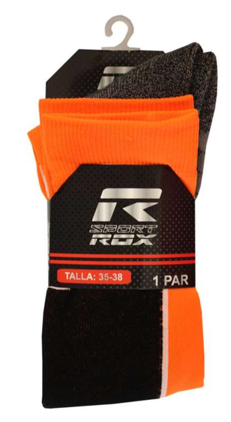 Rox R-Running Fluor Orange Socks 43/46