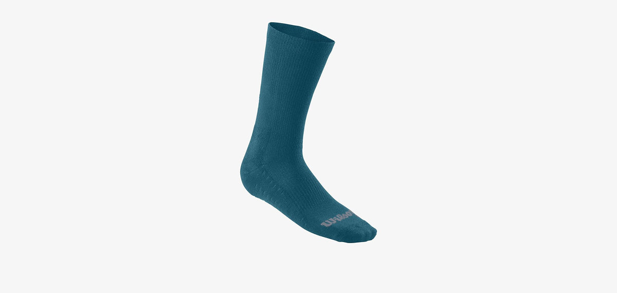 Meias Wilson Men's Rush Pro Crew 1 Par Azul Coral tamanho 39/43