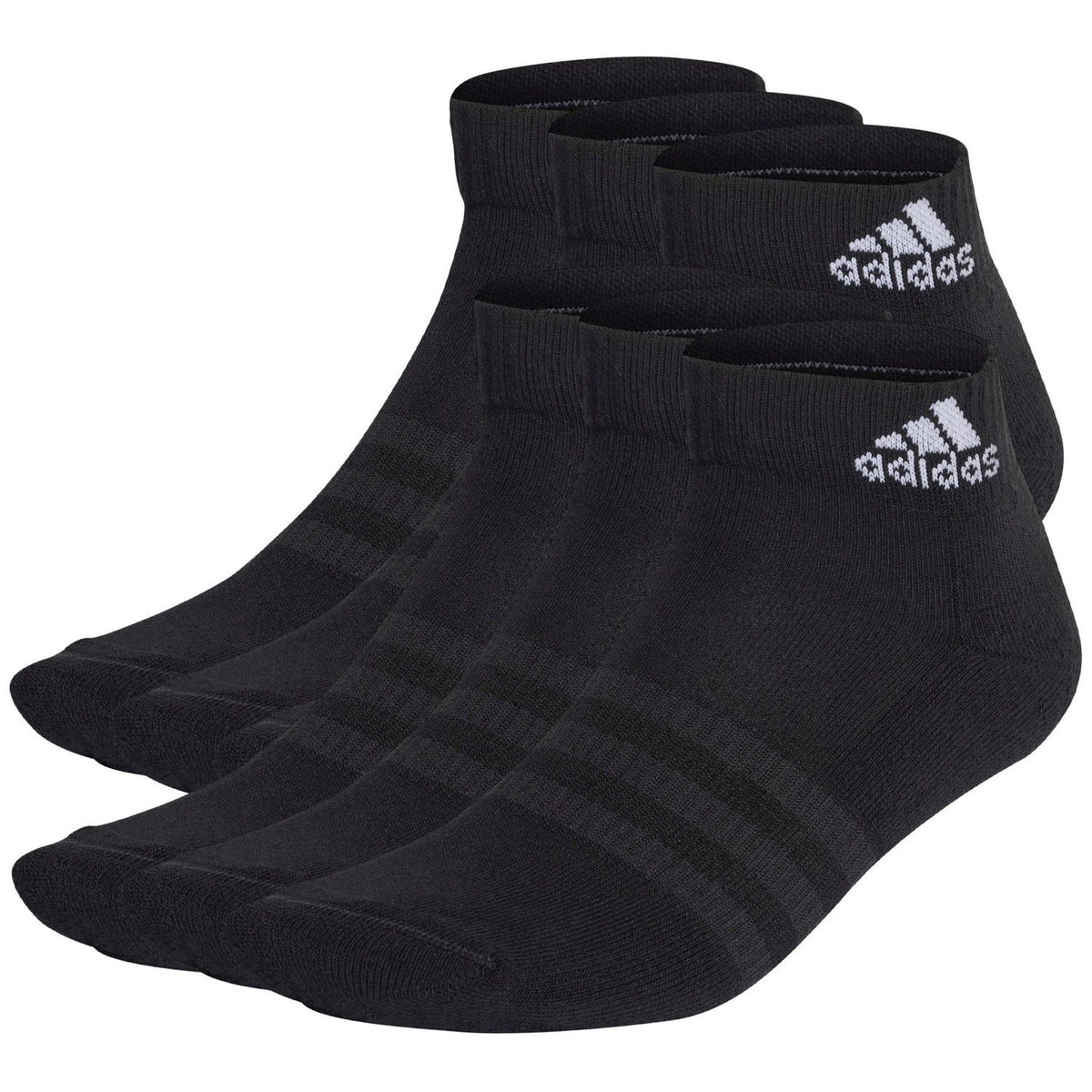 Calcetines adidas Sportswear Ankle Cushioned 6 Pares Negro