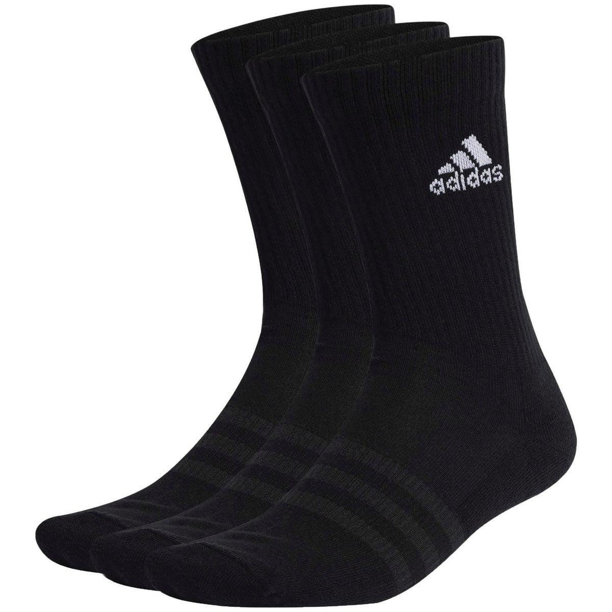 Calcetines adidas Sportswear Crew Cushioned 3 Pares Negro
