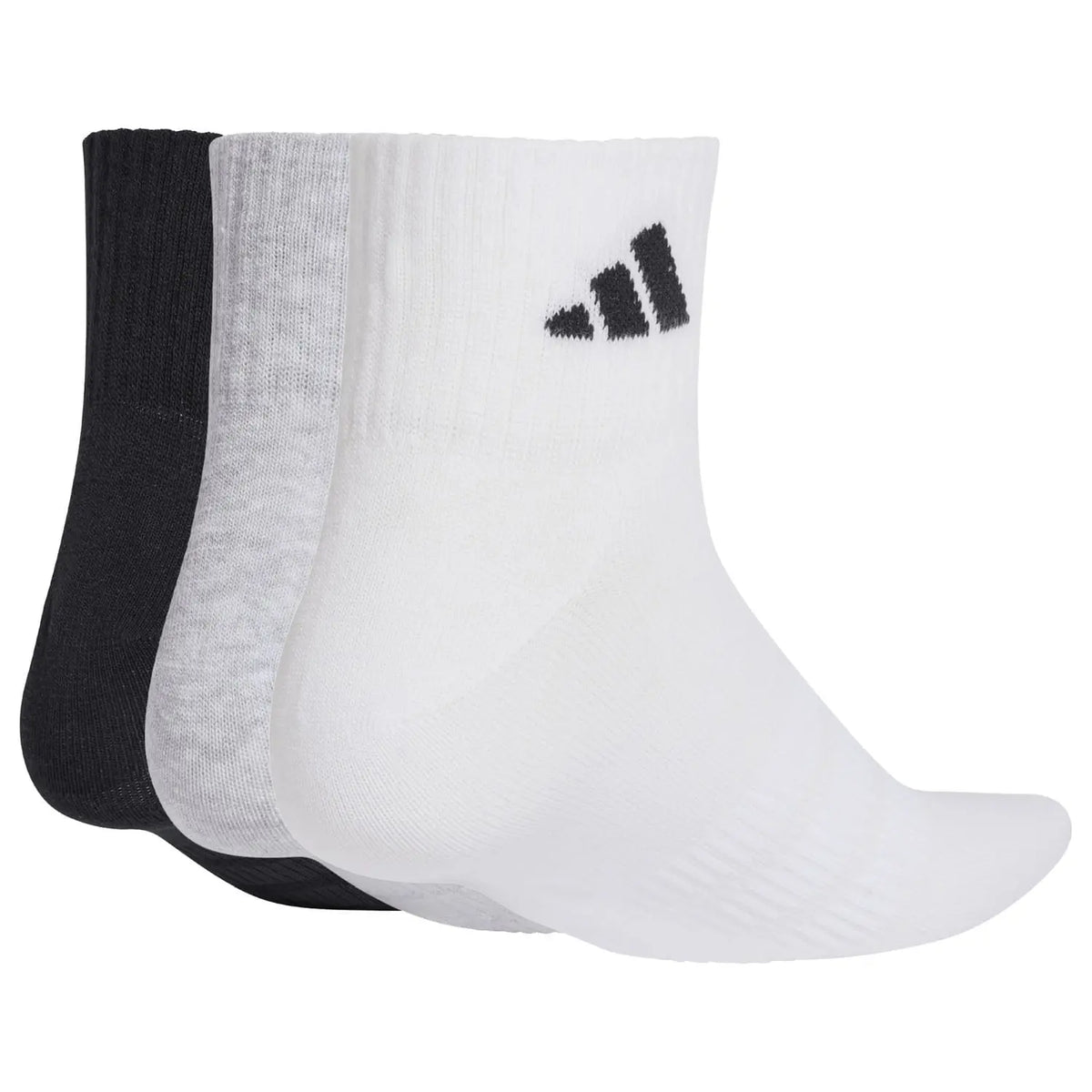 Calcetines adidas tobilleros Thin & Light Sportswear 3 Pares Negro/Gris/Blanco