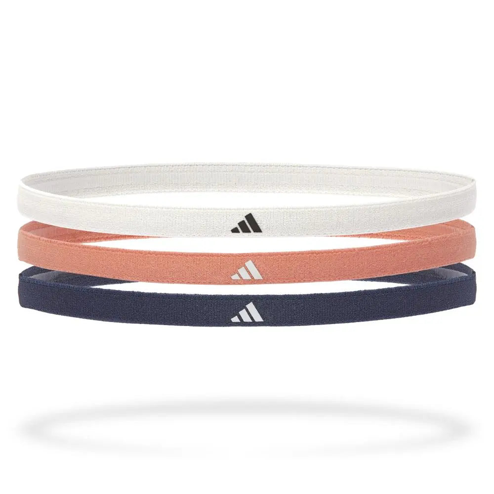 Adidas Hairband Fitness Training 3-pack Grey Coral Navy