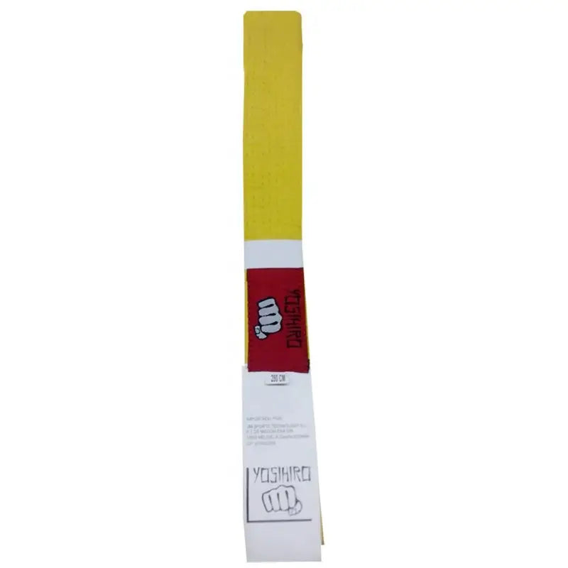 Yoshihiro Junior Yellow Cotton Karate Judo Belt