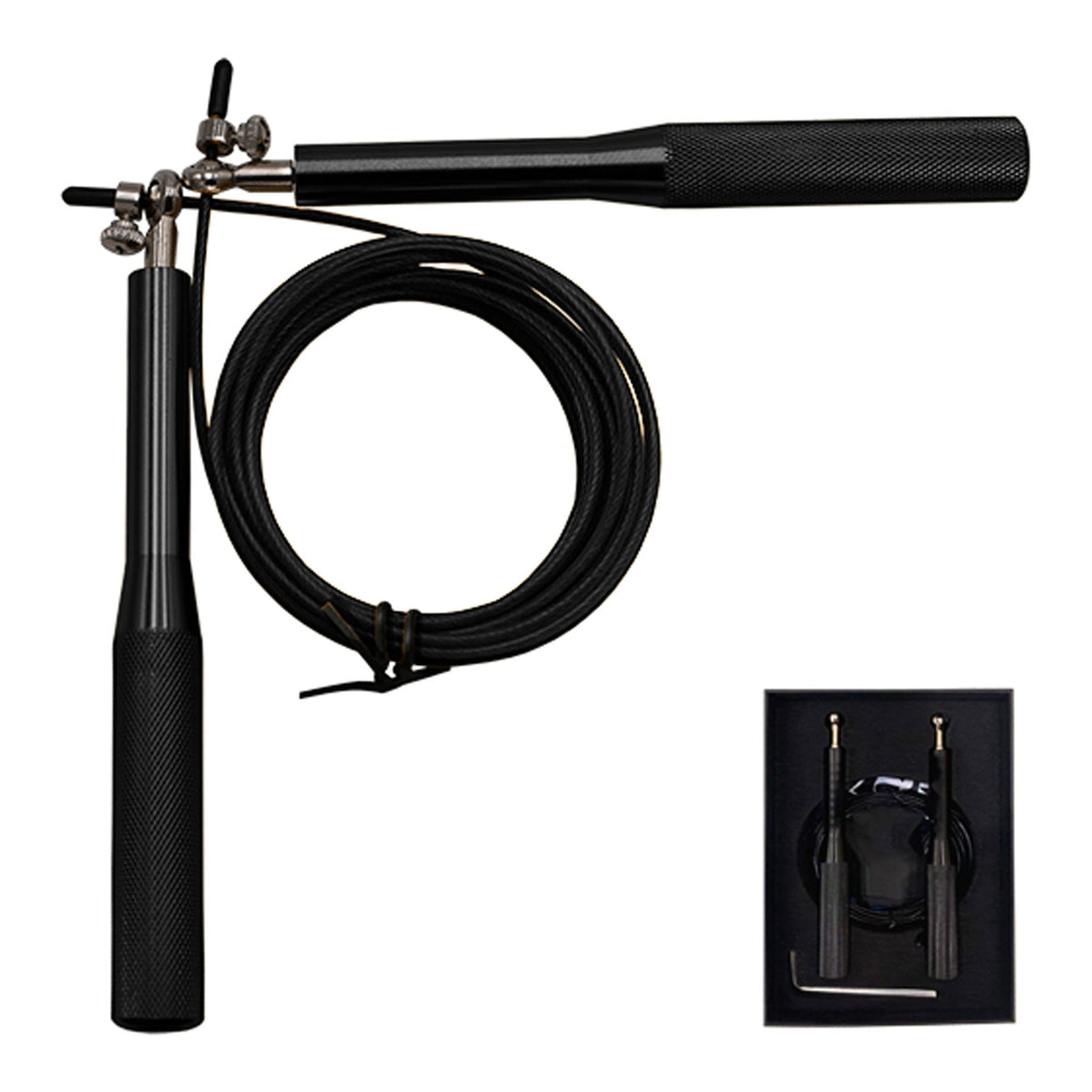 Elite High-Speed Jump Rope Black