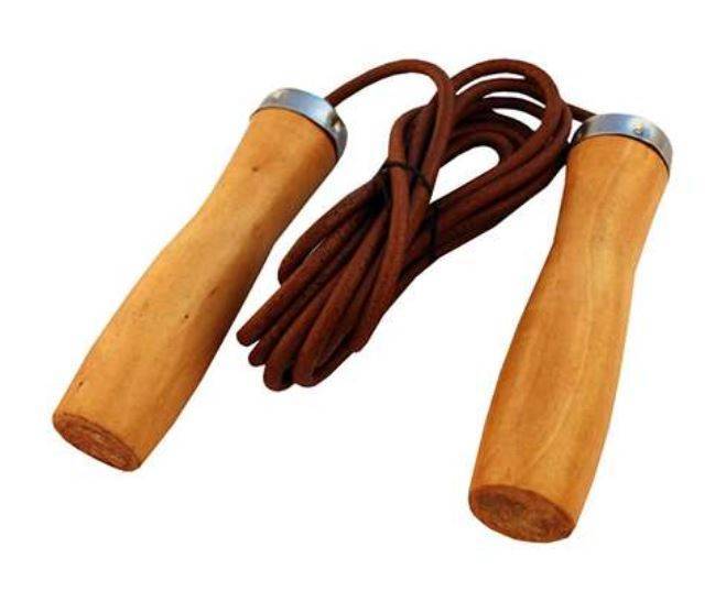 AND TREND Leather Fitness Jump Rope