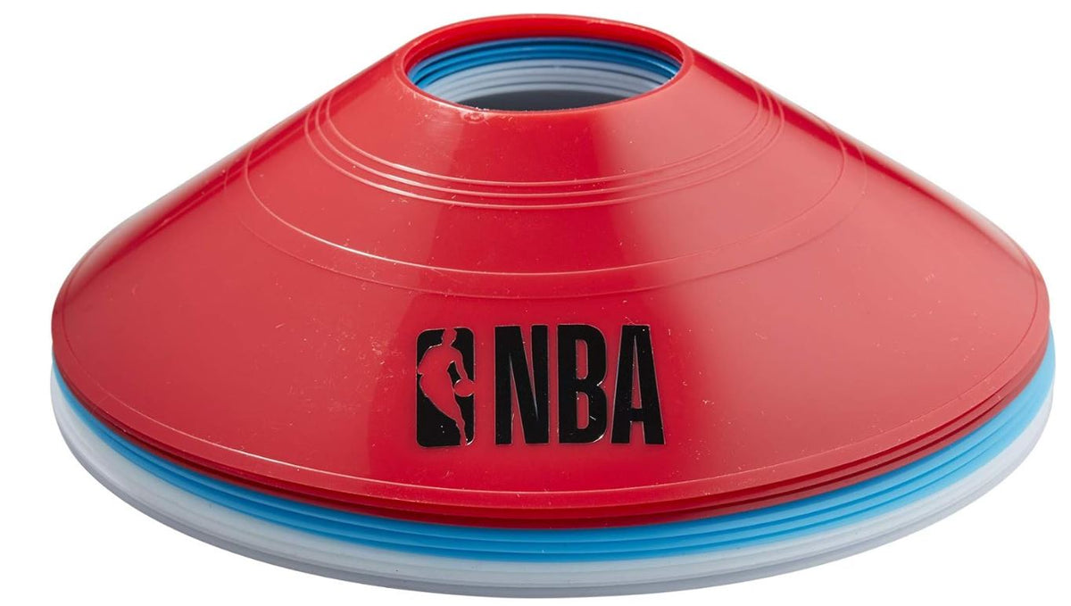 Conos Entrenamiento Wilson NBA 10 unidades Rojo Azul Blanco