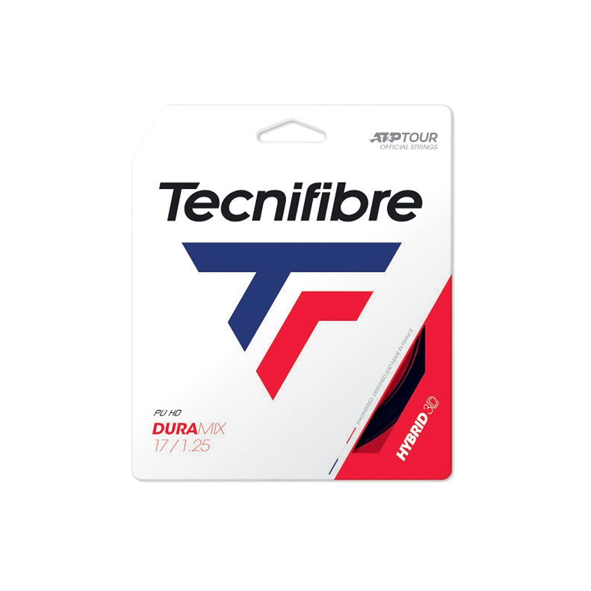 Cordaje Tenis Tecnifibre DURAMIX HD Set 12m Negro